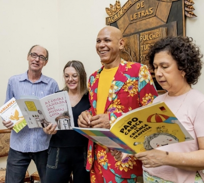 Aclyse de Mattos, Marta Cocco, Maurício Ricardo e Cristina Campos