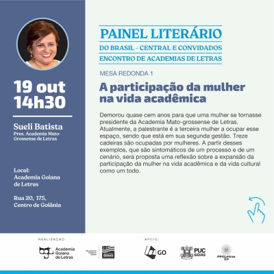 Encontro de Academias de Letras acontece em Goiânia